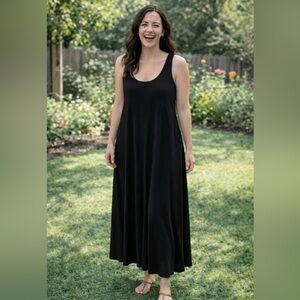 Soft Surroundings Black Maxi Dress